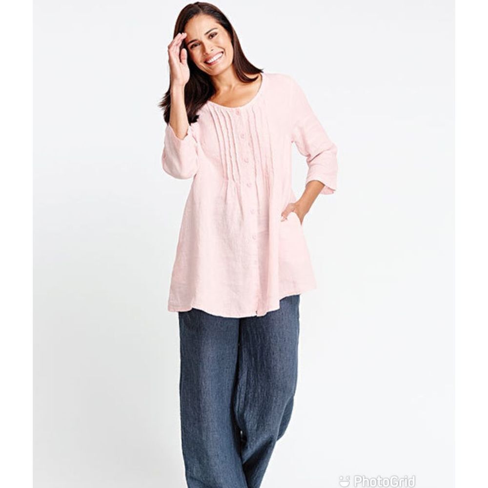 Flax Celebration Blouse